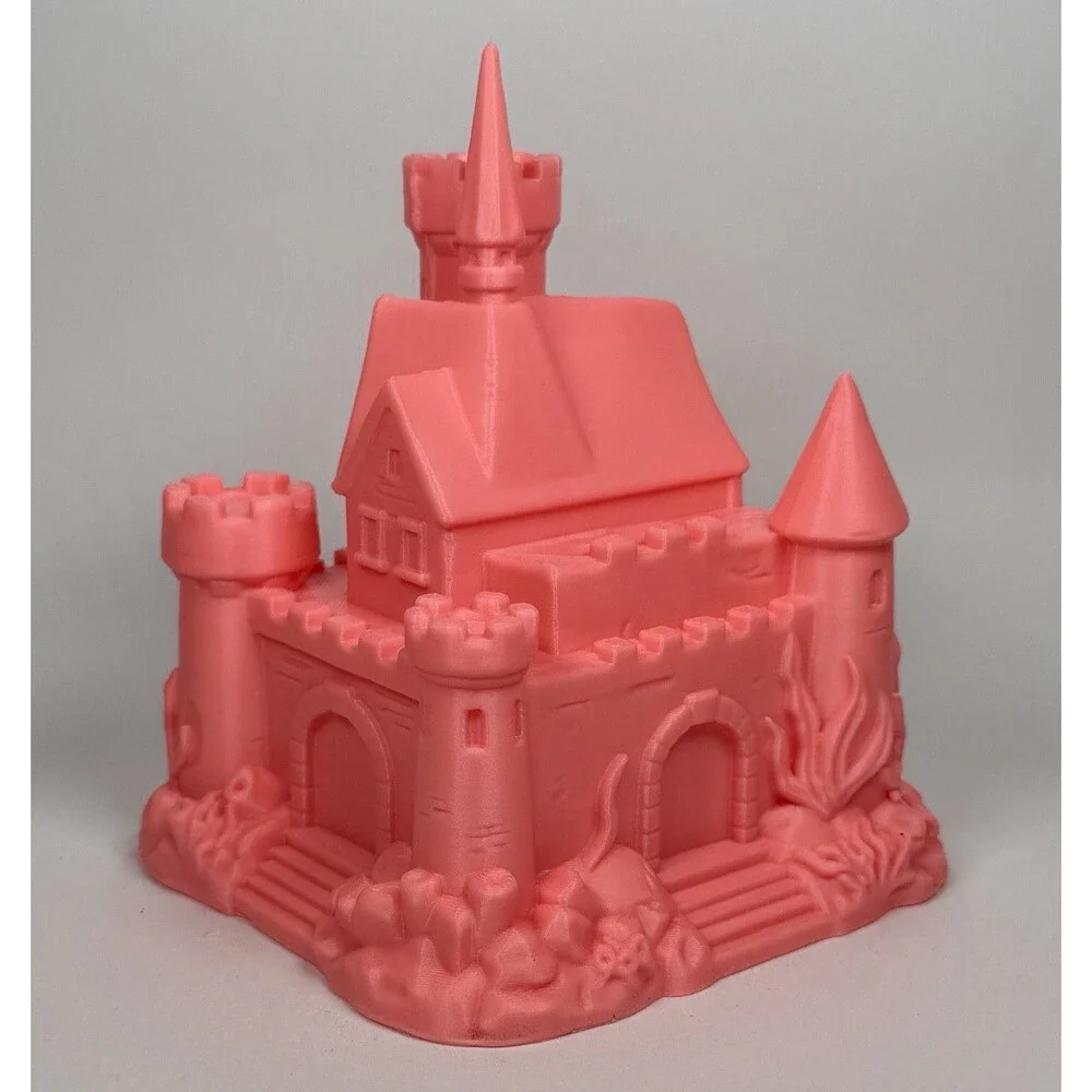 Sea Monkey Pink Glow In The Dark Castle Toy